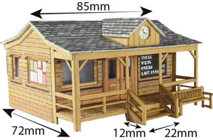 Wooden Pavilion - OO Gauge - PO410 by Metcalfe