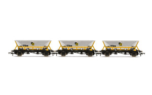 HAA Hopper Wagons, Three Pack, BR Coal Sector - Era 8 - R60065 - PRE ORDER - New For 2021 Estimated 01-10-21