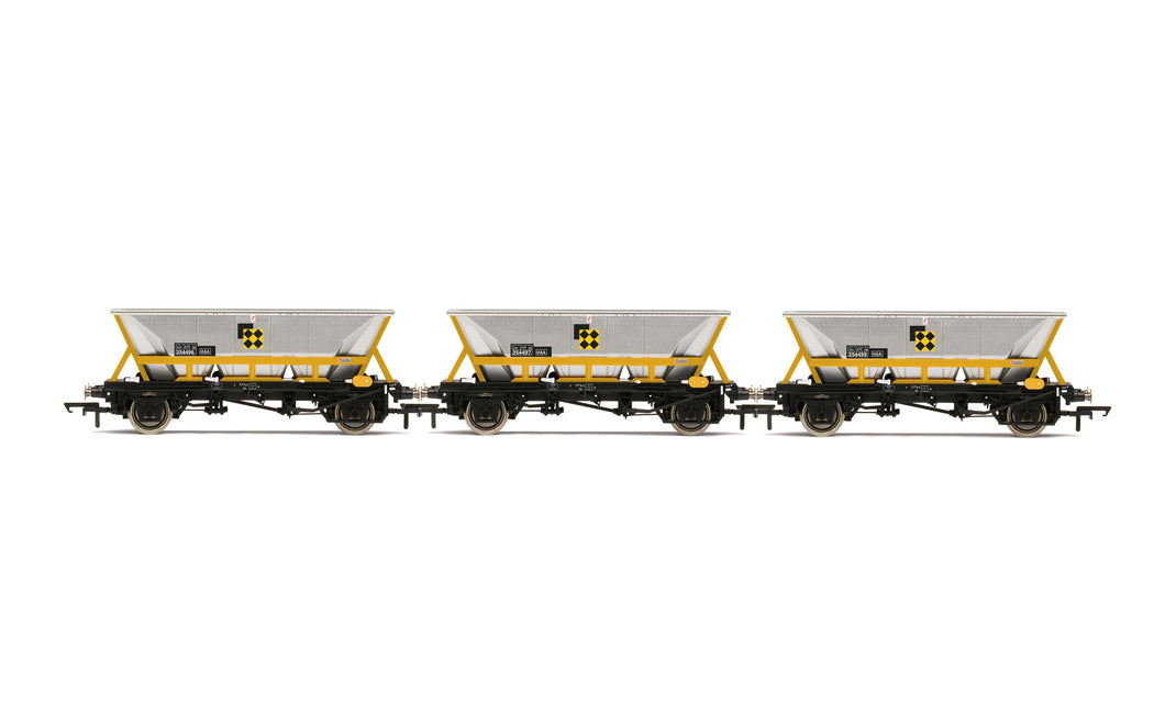 HAA Hopper Wagons, Three Pack, BR Coal Sector - Era 8 - R60065 - PRE ORDER - New For 2021 Estimated 01-10-21