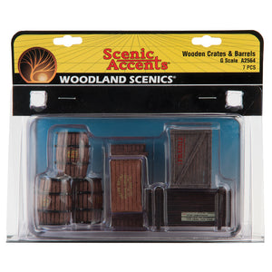 G Wooden Crates & Barrels - Bachmann -WA2564