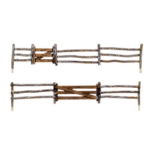 HO Split Rail Fence - Bachmann -WA2981