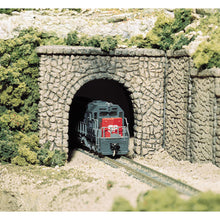 Load image into Gallery viewer, N Random Stone Single Tunnel Portal (x2) - Bachmann -WC1155
