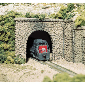 N Random Stone Single Tunnel Portal (x2) - Bachmann -WC1155