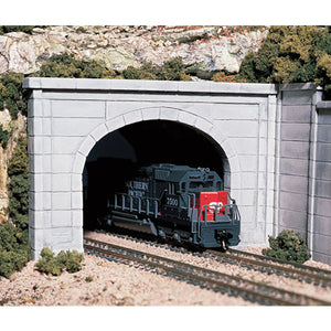 N Concrete Double Tunnel Portal (x2) - Bachmann -WC1156