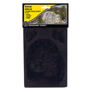 Laced Face Rocks Rock Mould (5"x7")