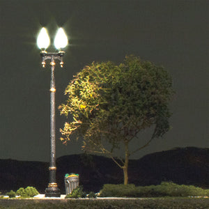 HO Double Lamp Post - Bachmann -WJP5632