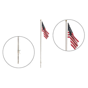 Large Flag Pole US - Bachmann -WJP5952