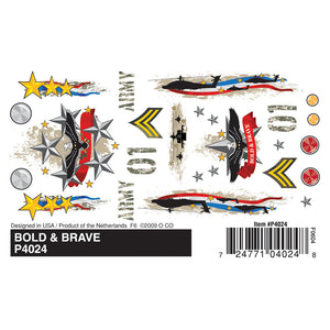 Bold & Brave Dry Transfer