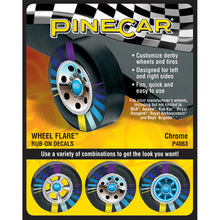 Load image into Gallery viewer, Chrome Wheel Flare® Rub-on Decals
