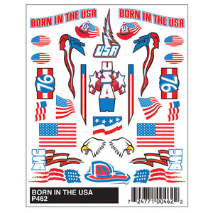 Born in the USA Stick-On Decals