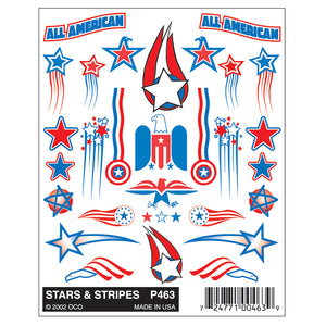 Stars & Stripes Stick-On Decals