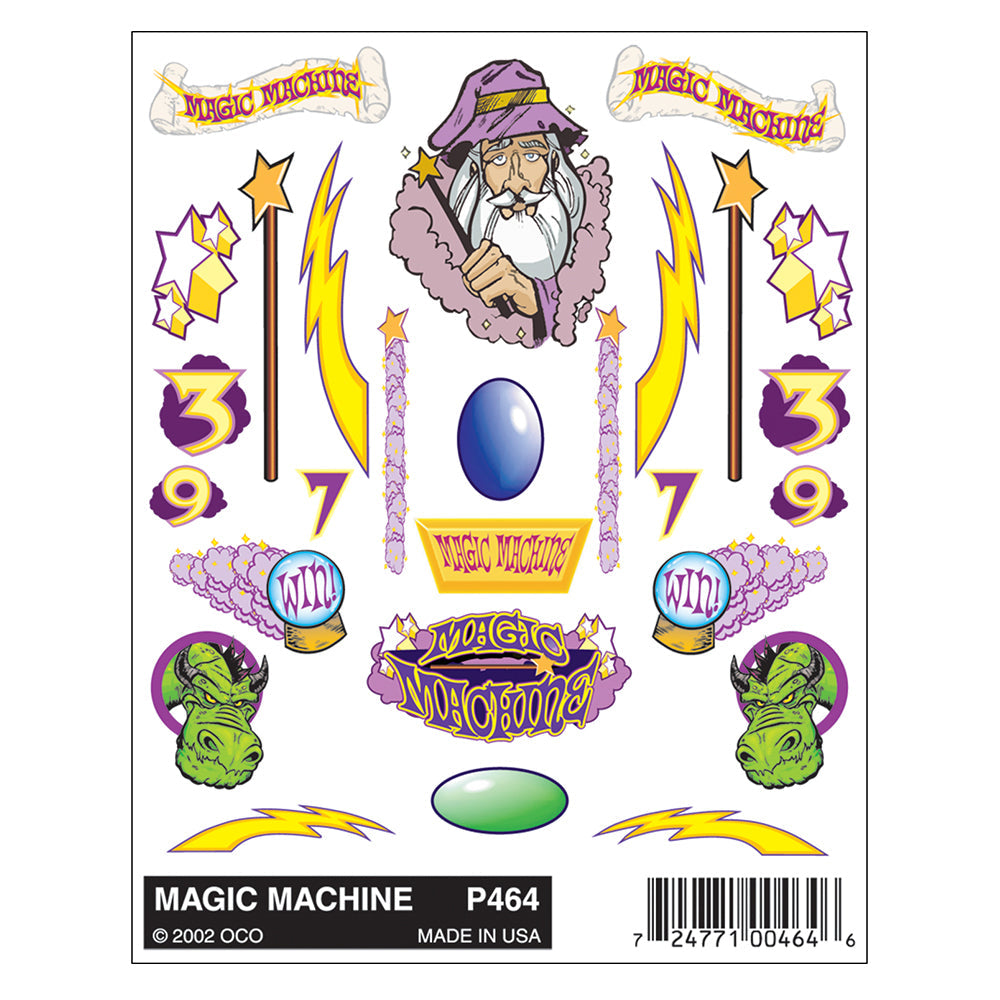 Magic Machine Stick-On Decals