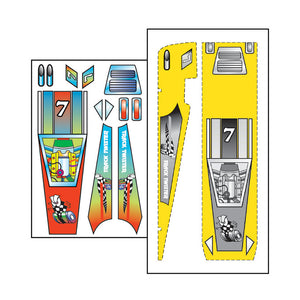 Track Twister Template & Stick-On Decals