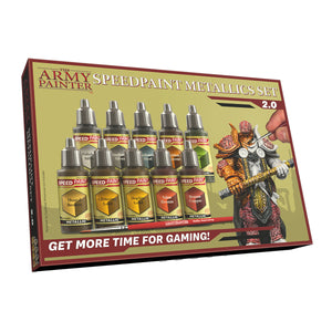 Army Painter Speedpaint 2.0 Metalics Paint Set wp8062