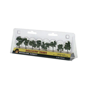 Ã‚Â¾"-1Ã‚Â¼" Ready Made Medium Green (8/Pk) - Bachmann -WTR1501