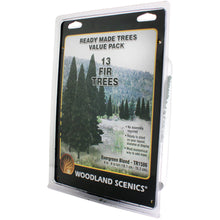 Load image into Gallery viewer, 4&quot;-6&quot; Ready Made Evergreen Value Pack (13/Pk) - Bachmann -WTR1586
