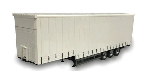 Stepped Curtainside Trailer White