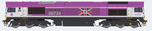 *Class 66 734 'Platinum Jubilee' GBRf Pink (DCC-Fitted)