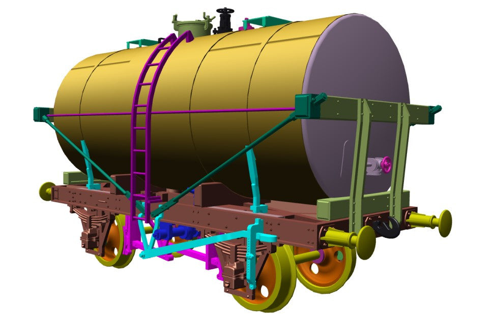 *14t Class B Tank Wagon Esso Black 1869