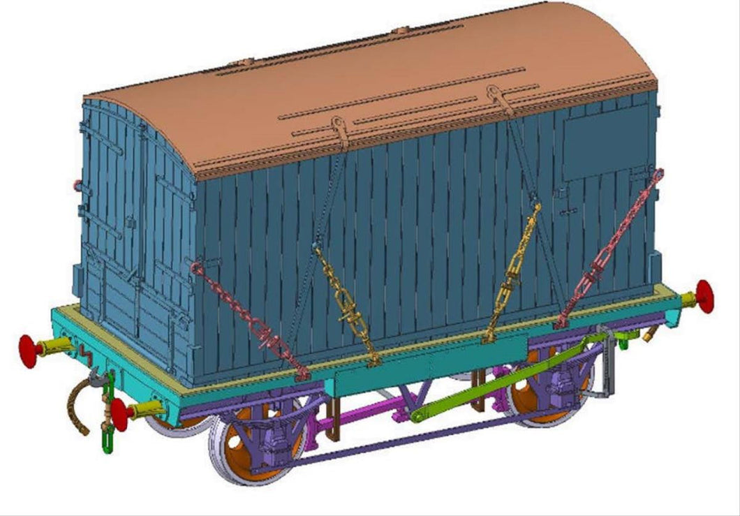 Conflat & Container GWR 39612/BD2 B-1788 Door to Door