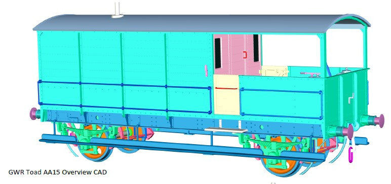 *Toad 20t Brake Van (Diagram AA15) GWR Grey W17953