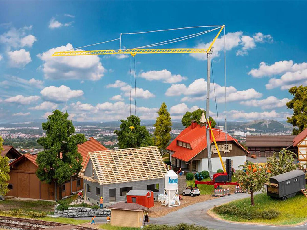 House Under Construction Kit with Crane V