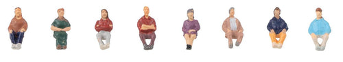 *Seated People (8) Figure Set