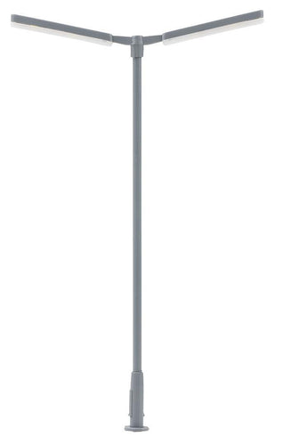 *LED Straight Dbl Arm Street Light Cool White 95mm