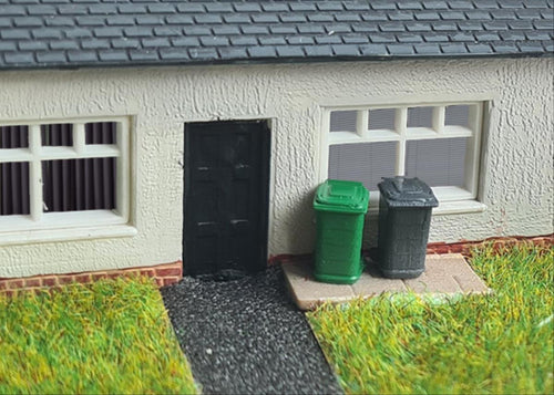 Wheelie Bins 4pcs (Pre-Built)