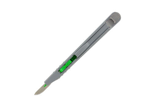 Retractable Safety Knife No.10 Green