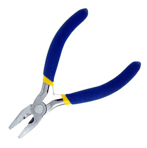 Flat Nose Serrated Combination Pliers 120mm