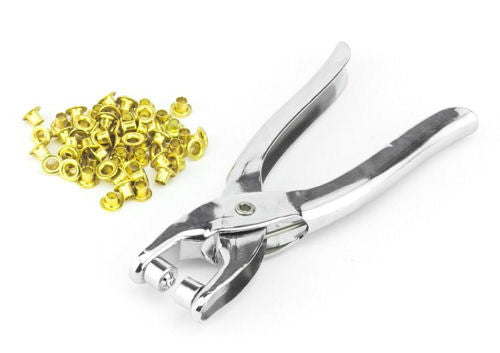 Eyelet Plier Set with 100 Eyelets