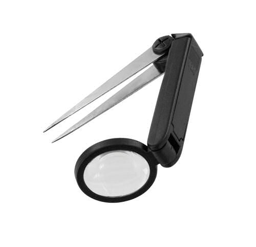 LED Magnifier Tweezers