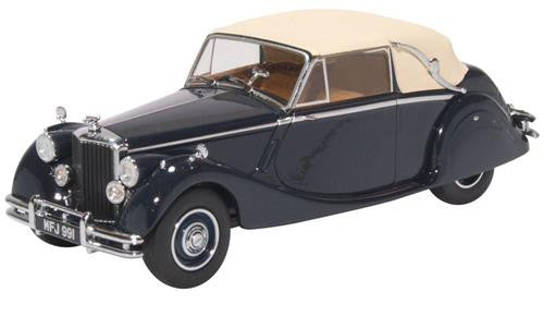 Jaguar MkV Closed Dark Blue/Tan   43JAG5003   1:43 Scale