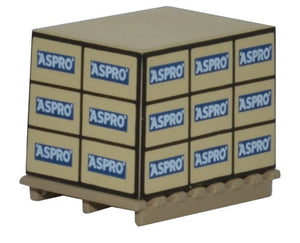 Pallet Loads Aspro (4)   76ACC001   1:76 Scale,OO Gauge