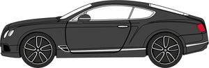 Bentley Continental GT Onyx Black   76BCGT003   1:76 Scale,OO Gauge