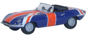 Jaguar E Type Union Flag (Austin Powers)   76ETYP005   1:76 Scale,OO Gauge