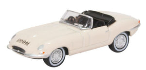 Jaguar E Type White   76ETYP013   1:76 Scale,OO Gauge