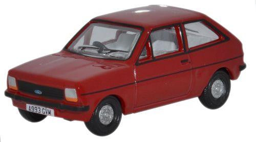 Ford Fiesta MkI Venetian Red   76FF001   1:76 Scale,OO Gauge