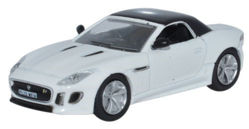 Jaguar F Type Polaris White   76FTYP002   1:76 Scale,OO Gauge