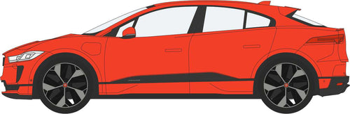 Jaguar I Pace Photon Red   76JIP001   1:76 Scale,OO Gauge