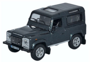 Land Rover Defender 90 Station Wagon Santorini Black   76LRDF006   1:76 Scale,OO Gauge