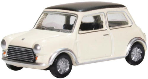 Mini Cooper S MkII Snowberry White/Black   76MCS004   1:76 Scale,OO Gauge