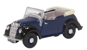 Morris Eight E Series Tourer Dark Blue   76ME006   1:76 Scale,OO Gauge