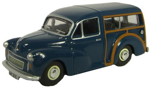 Morris Minor Traveller Trafalgar Blue   76MMT002   1:76 Scale,OO Gauge