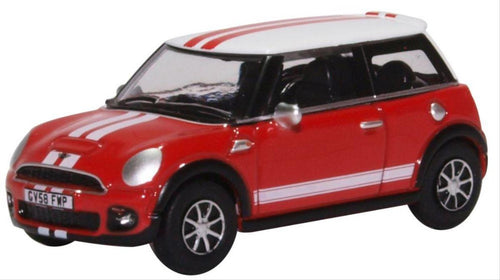 New Mini Chili Red/White   76NMN007   1:76 Scale,OO Gauge