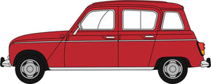 Renault 4 Red   76RN002   1:76 Scale,OO Gauge