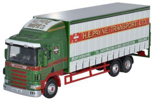 Scania 94D Curtainside H E Payne   76S94002   1:76 Scale,OO Gauge