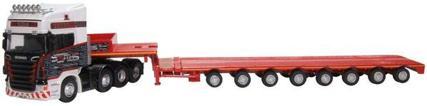 Scania Topline Nooteboom Low Loader Smiths Bridgend   76SCA05LL   1:76 Scale,OO Gauge