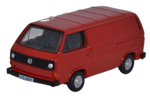 VW T25 Van Orient Red   76T25007   1:76 Scale,OO Gauge